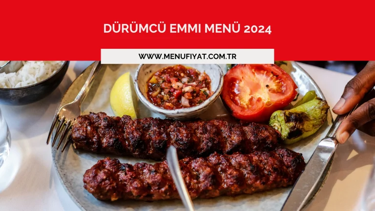 Dürümcü Emmi Menü 2024